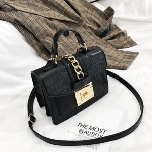 Faux Crocodile Purse